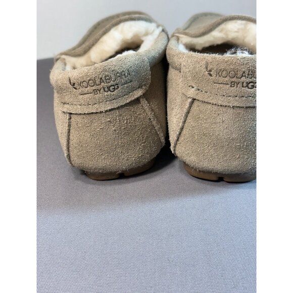 KOOLABURRA BY UGG Tipton Slippers Dune Men 9 NWT beige faux fur 1105893 slip on main image 7